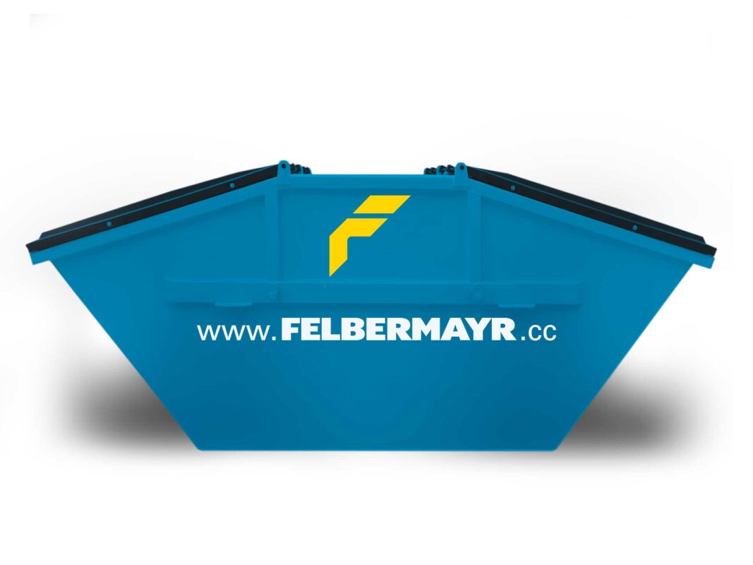 7 m³ Absetzcontainer mit Deckel
