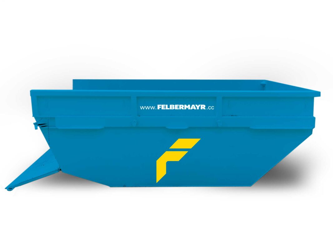 7 m³ Absetzcontainer mit Klappe